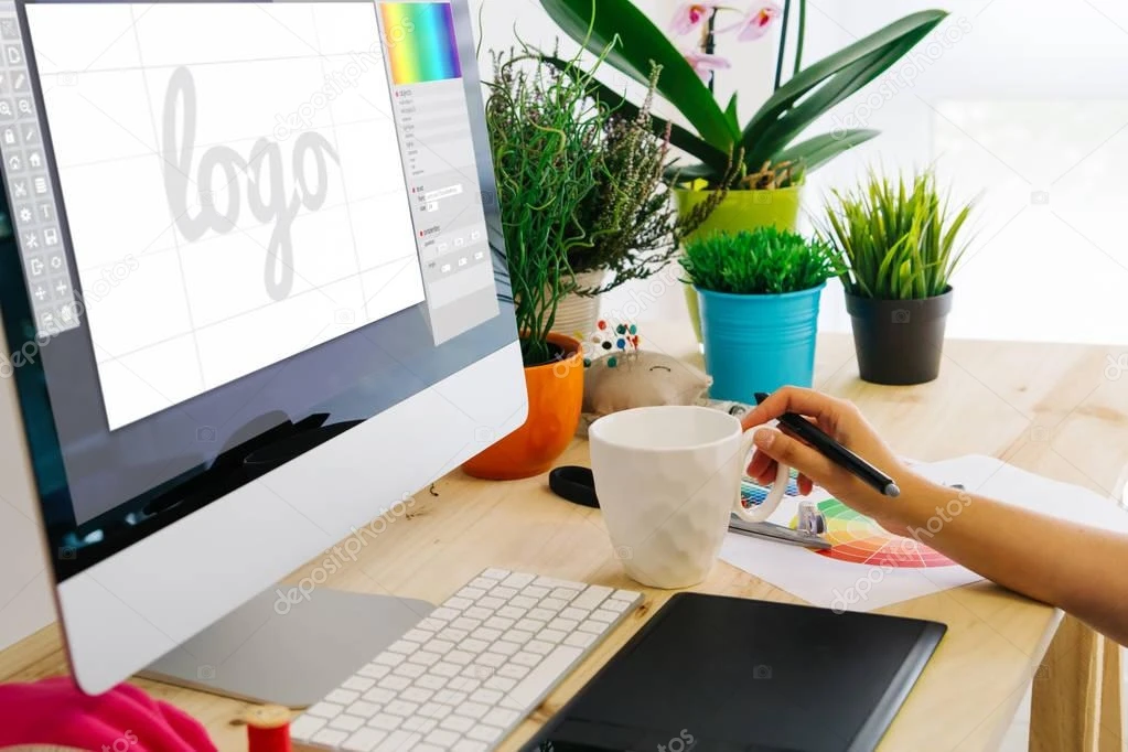 Guía de identidad visual con logotipo y colores