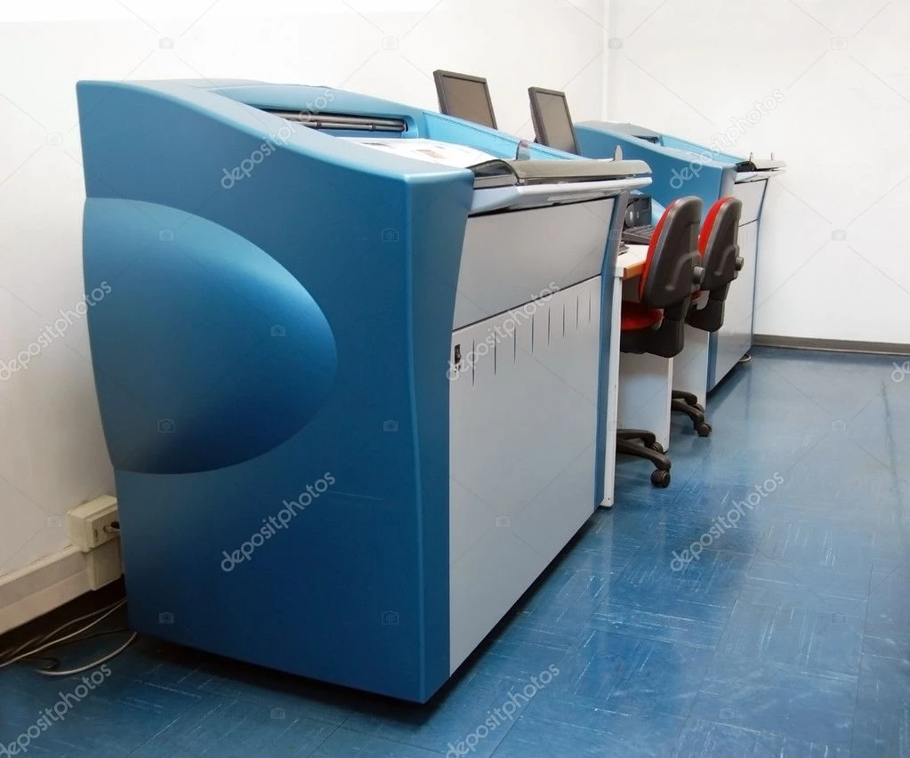 Muestras de papel y pruebas de impresión